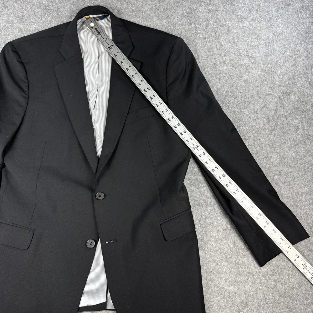 Brooks Brothers Explorer Blazer Sz 42S Black Fitzgerald Fit 100% Wool Sport Coat